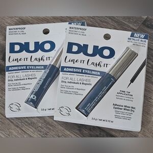 Duo Line It Lash It Adhesive Eyeliner - Metallic Blue- 2 Pack